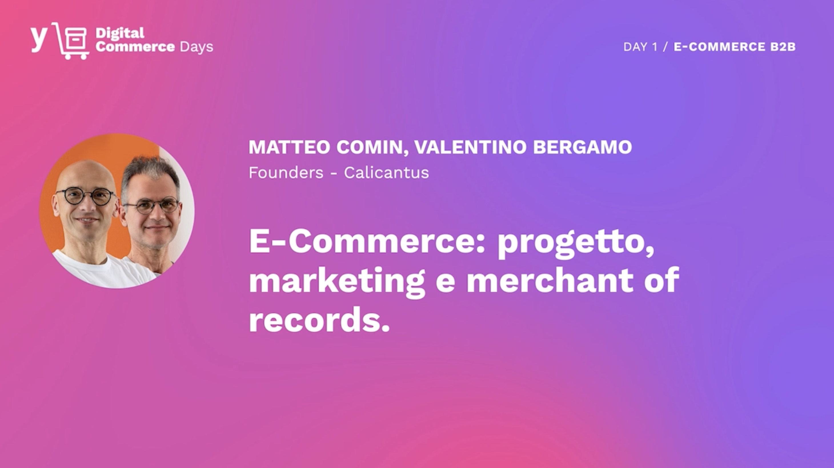 Video sull'e-commerce e i suoi tre step: progetto, marketing e merchant of records.