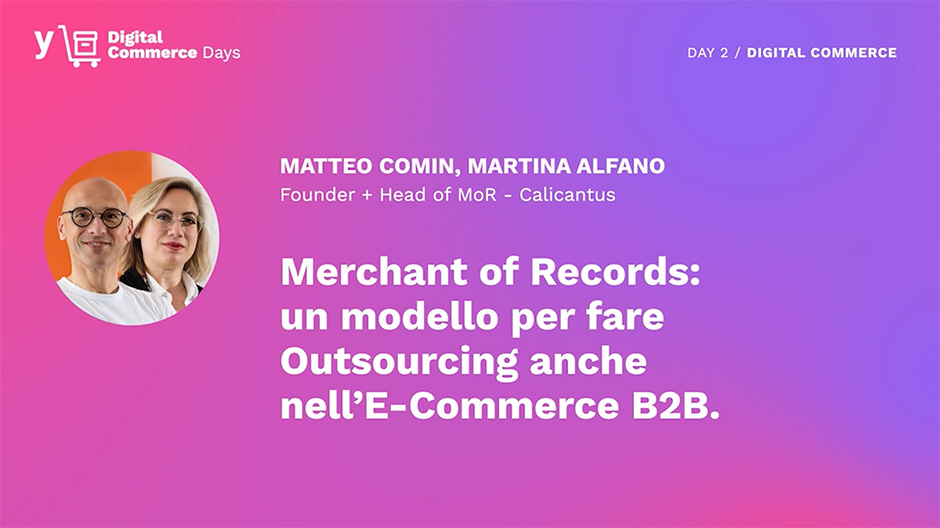 Video su come usare il modello Merchant of Records per fare outsourcing anche nell'e-commerce business-to-business