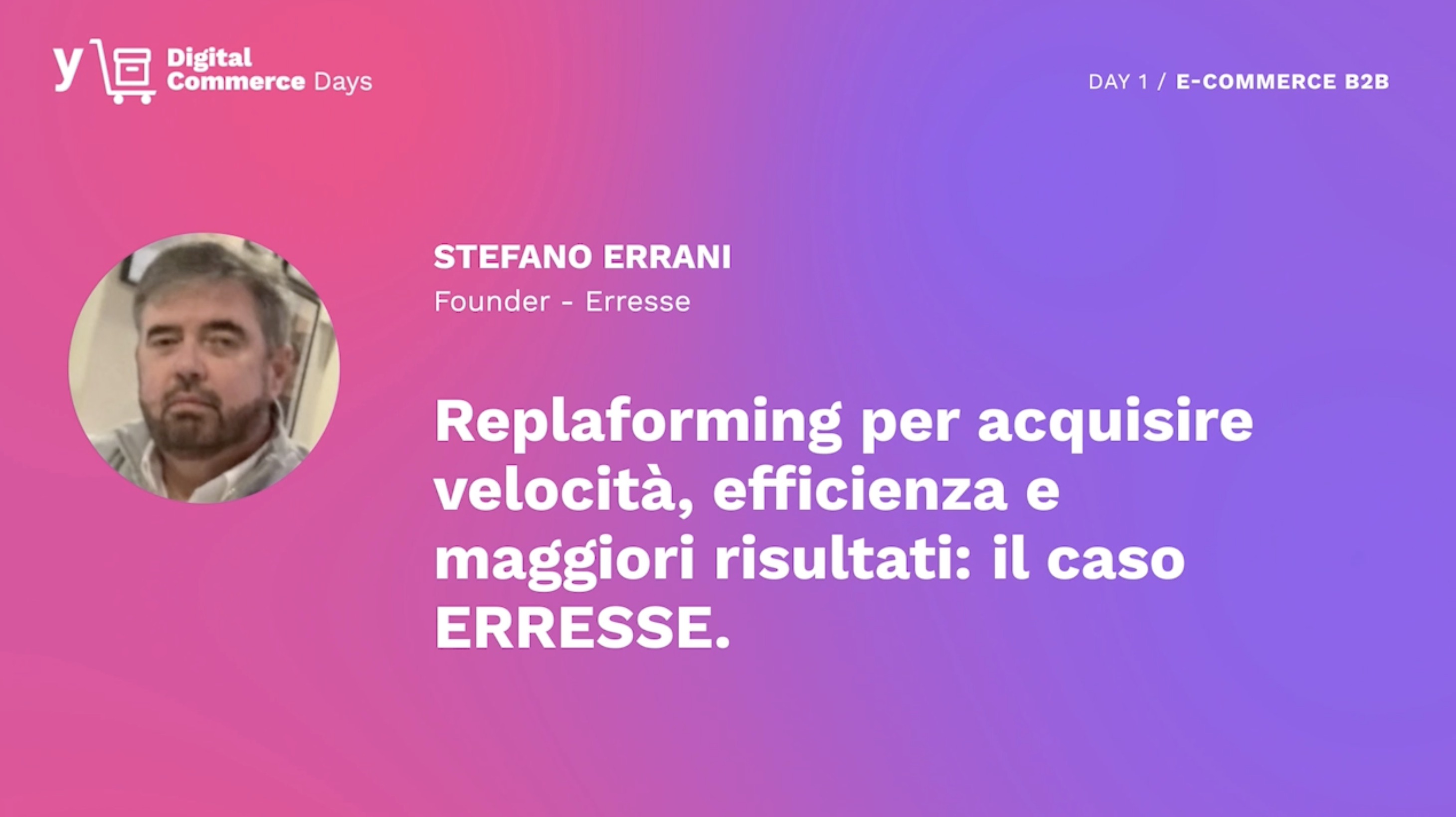 Video sugli effetti del replatforming per acquisire velocità, efficienza e maggiori risultati: il caso ERRESSE